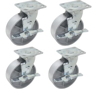 6-inch caster semi-steel casters wheels, heavy-duty caster wheels