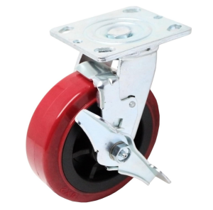 PRO-TECH 6-inch Heavy Duty Caster Wheel in Red