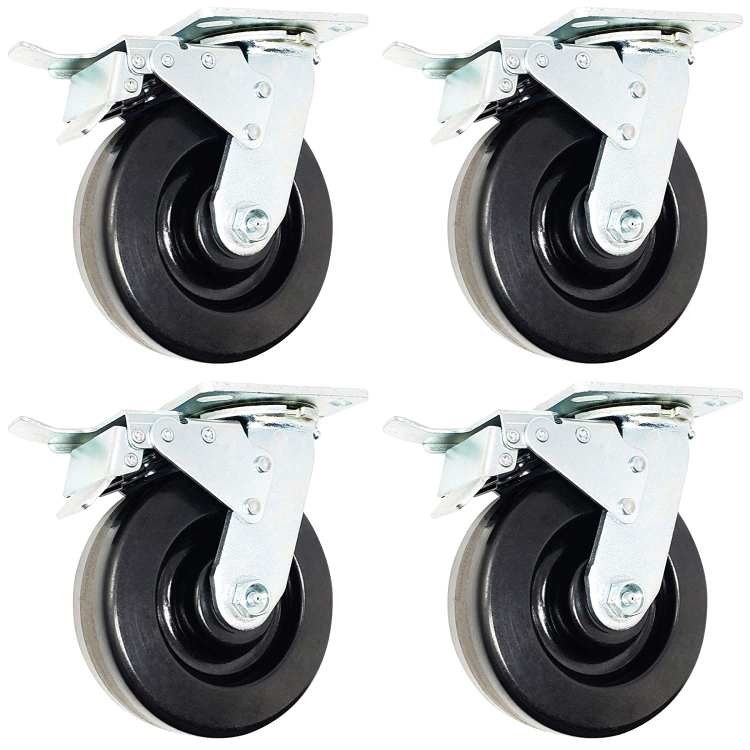 PHN 6-inch Heavy Duty Casters in Black