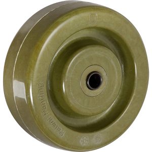 4 inch x 1.5 inch FVT Fever Hi-Temperature Wheel, 1 WHEEL ONLY, 300 LBS Load Capacity, GREEN (Single)