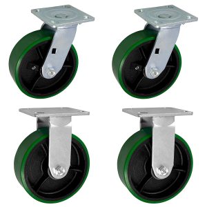PCI 6-inch Heavy Duty Casters in Green