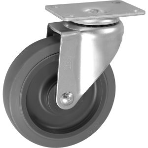 5 inch x 1.25 inch MIR Thermoplastic Rubber Caster