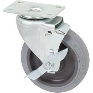 5 inch x 1.25 inch MIR Thermoplastic Rubber Caster