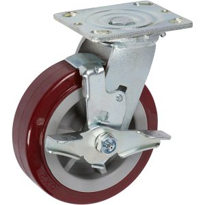 6 inch x 2 inch PRO-TECH Polyurethane Caster