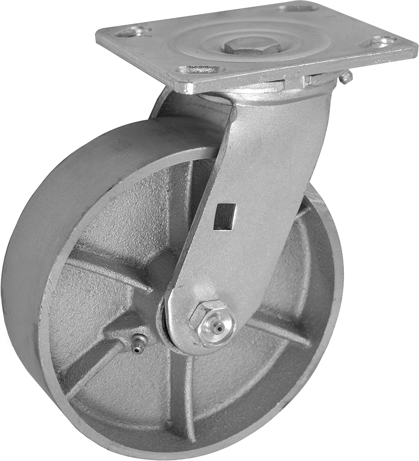 6" Heavy-Duty Steel Wheel Casters