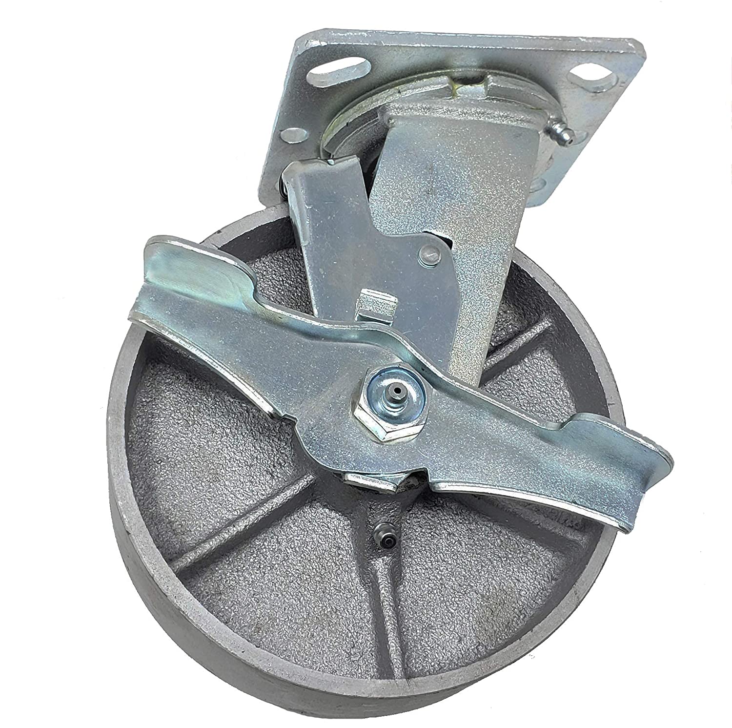 2 Swivel Top Locking Casters & 2 Rigid/Fixed Casters (4-Pack)